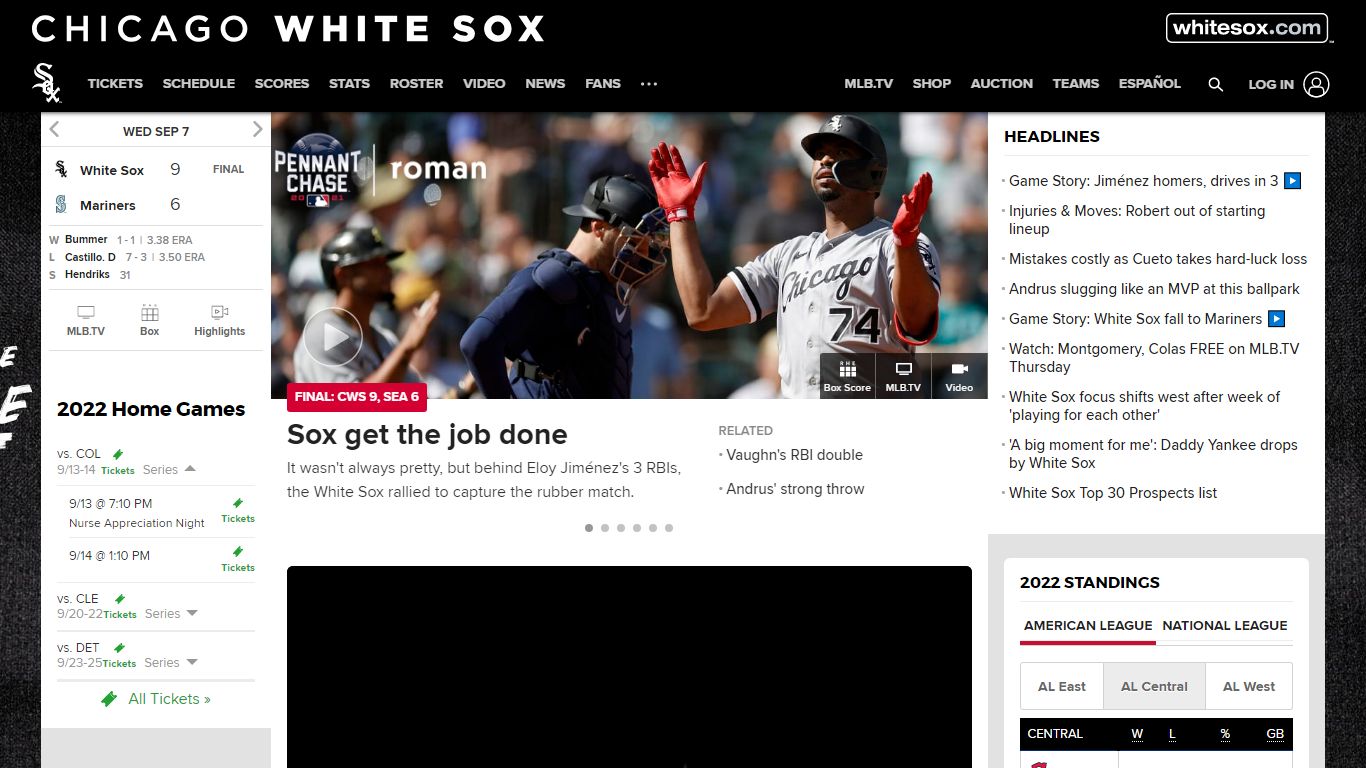 Official Chicago White Sox Website | MLB.com